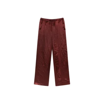 FORNI x YOYO Casual Pants Women's Crimson Mist