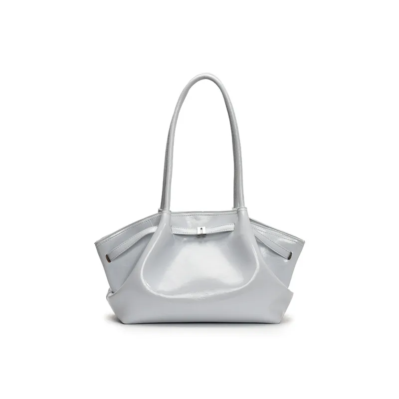 Single Warehouse PU Shoulder Bag Regular Women's Ivory/Black/Burgundy/Light Yellow/Light Blue-12