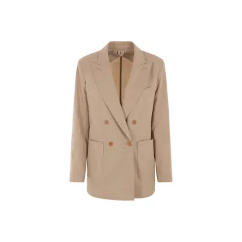 MaxMara Corfu Double Breasted Long Sleeved Jacket
