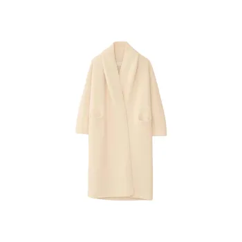 Lauren Manoogian LONG SHAWL CARDIGAN Coats Women's RAW WHITE/Original White