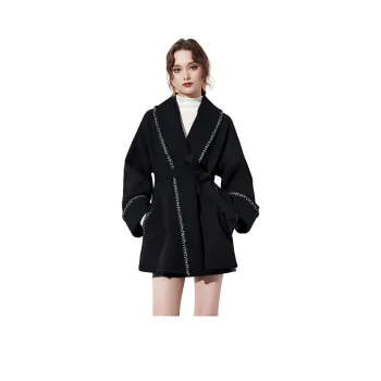 AUI Velvet feel Coat Women's Black