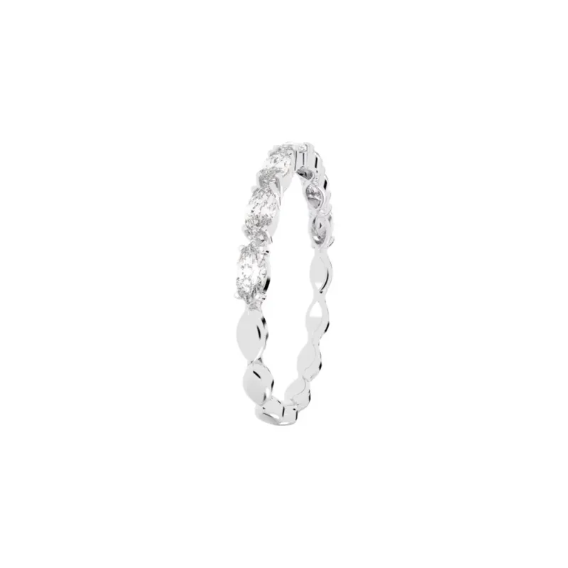 Swarovski Rhodium Plated Zirconia Rings Unisex Silver-2
