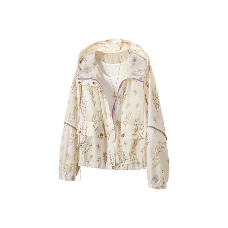 TOUCH Cropped Coat Women's Beige-0