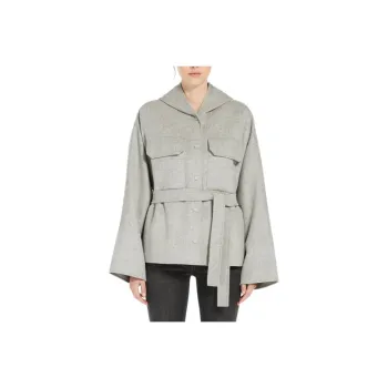 MaxMara SS25 Coat Women's Light Gray