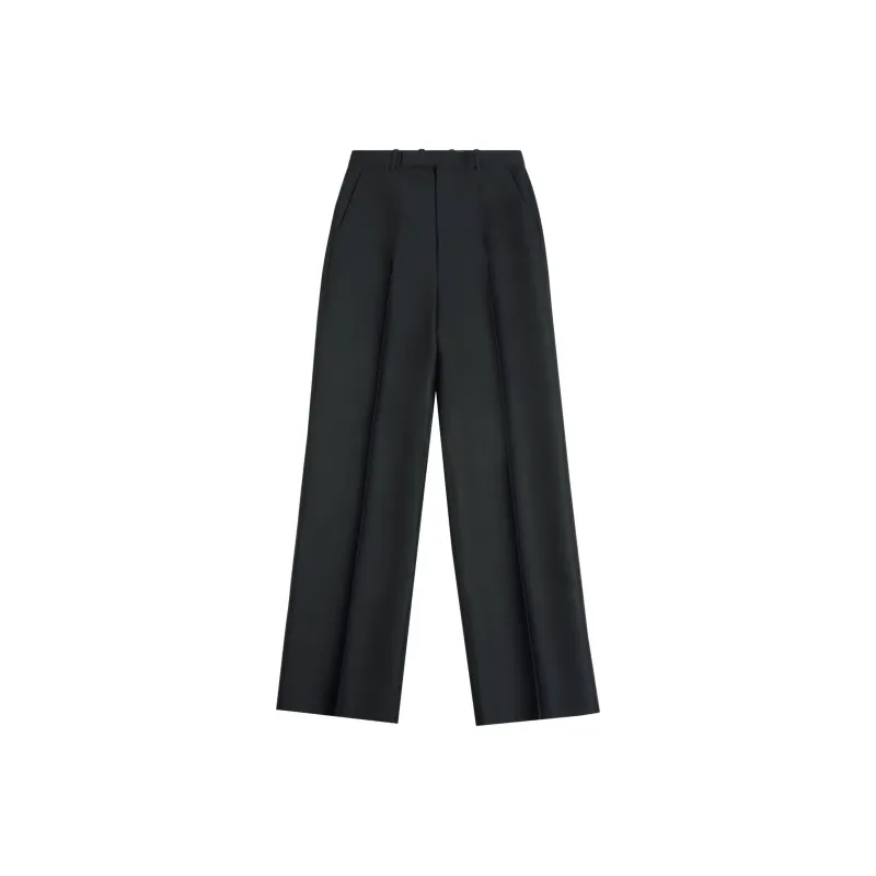 GUCCI Embroidered Gabardine Pants-0