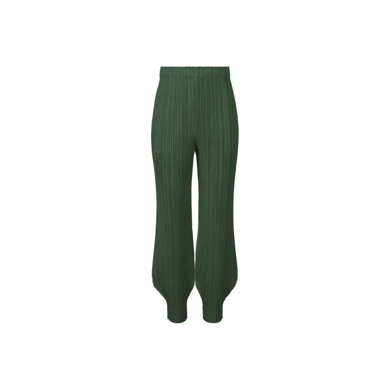 PLEATS PLEASE ISSEY MIYAKE Plissé Tapered Leg Trousers-0
