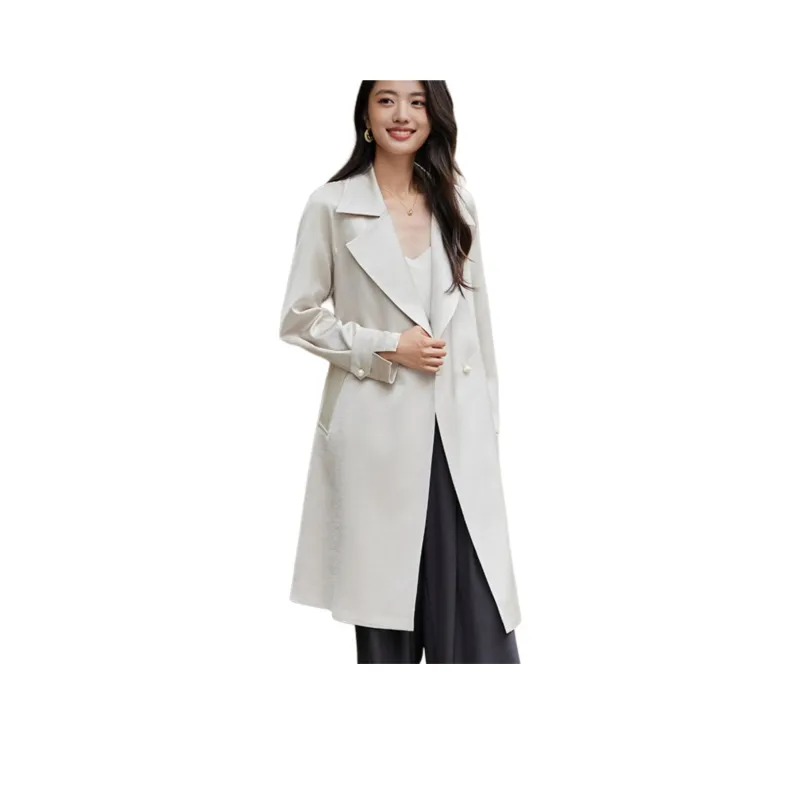 Yi Mengyuan Trench Coat Women's-0