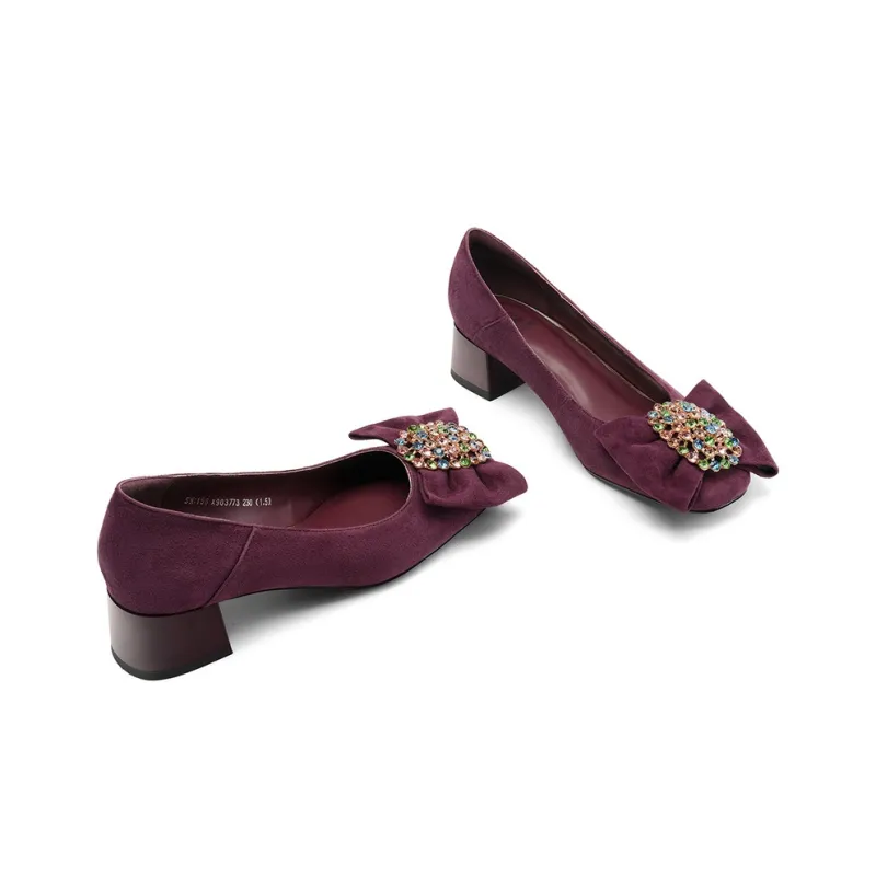 XICUNMINGWU High Heels Women's Purple-24