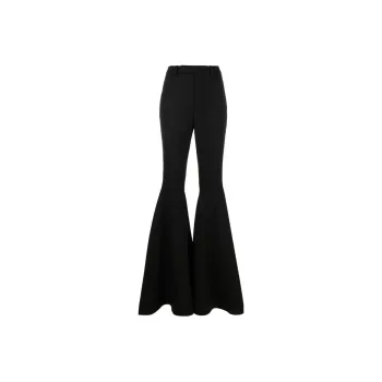 SAINT LAURENT Low Waisted Flared Trousers