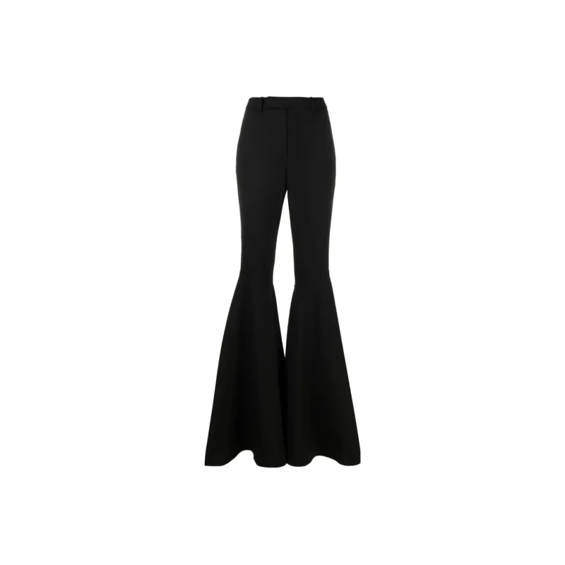 SAINT LAURENT Low Waisted Flared Trousers-0