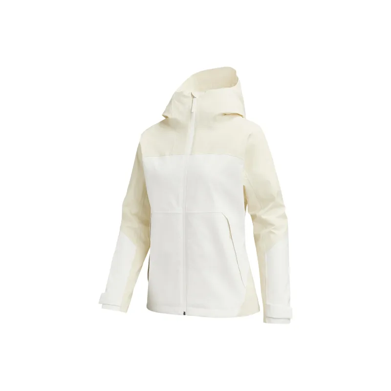 Skechers Waterproof And Windproof Windbreaker Jacket Women's Marshmallow White-0