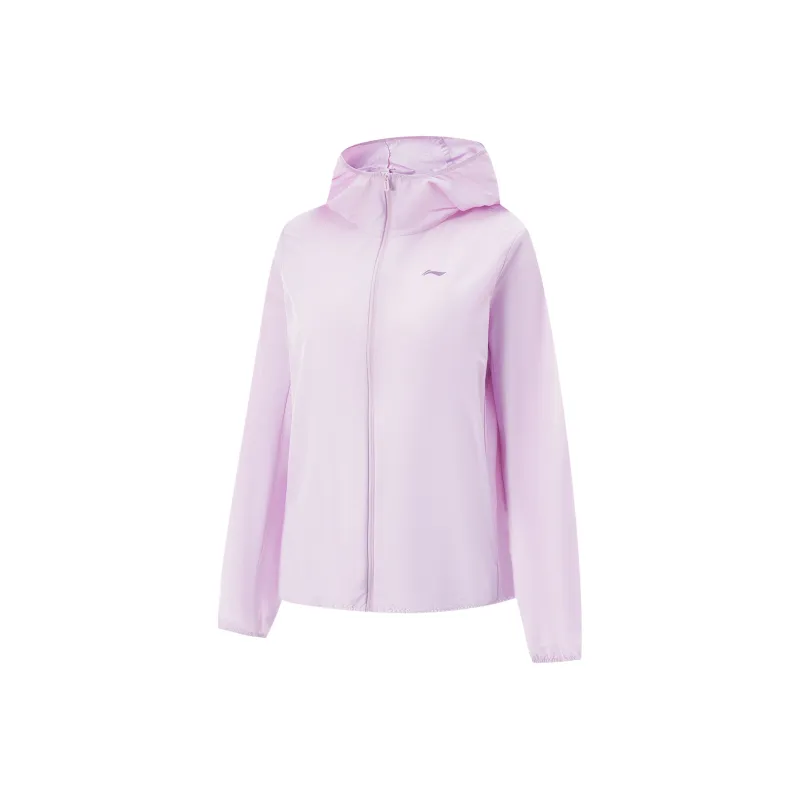 LiNing Fitness Series Trench Coat Women's Dusk Purple-0
