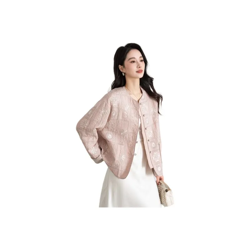 Shavani Cropped Coats Women's-5