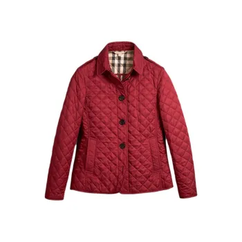 Burberry Puffer Jacket Women's Red