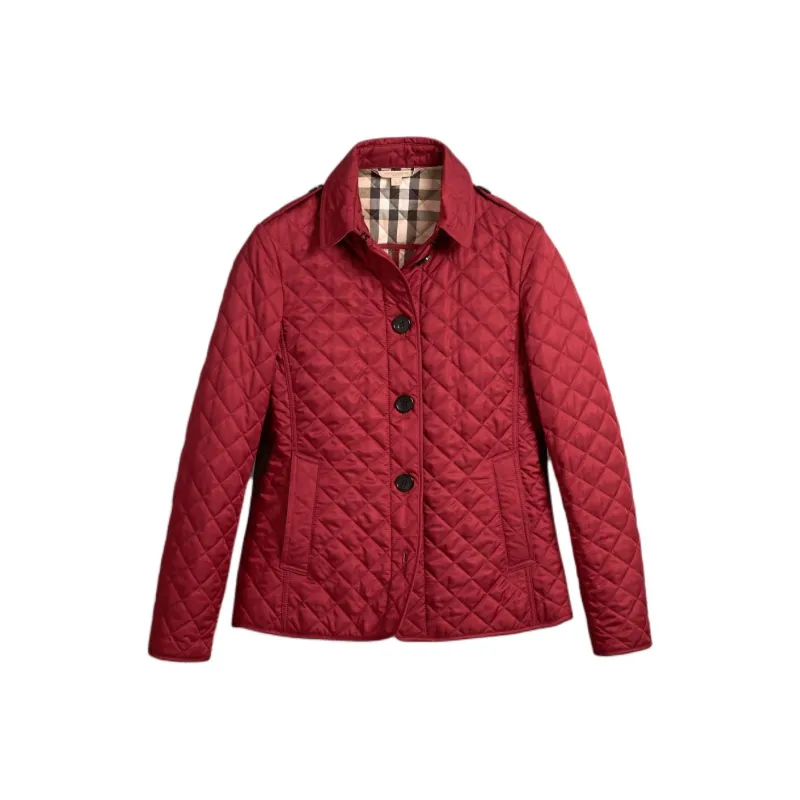 Burberry Puffer Jacket Women's Red-0
