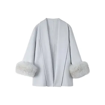 ACAINES Coats Women's Ice Blue