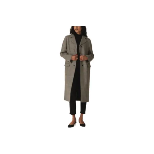 DOEN BELLINGHAM COAT Women's Houndstooth Pattern