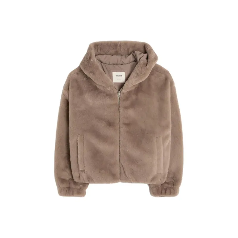 Hollister Velvet-feel Coat Women's-0
