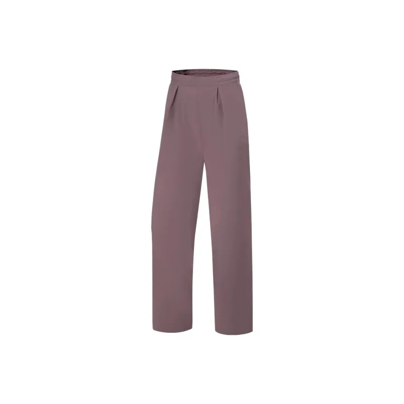 LiNing Fitness Series Casual Pants Women's Perilla Brown-0