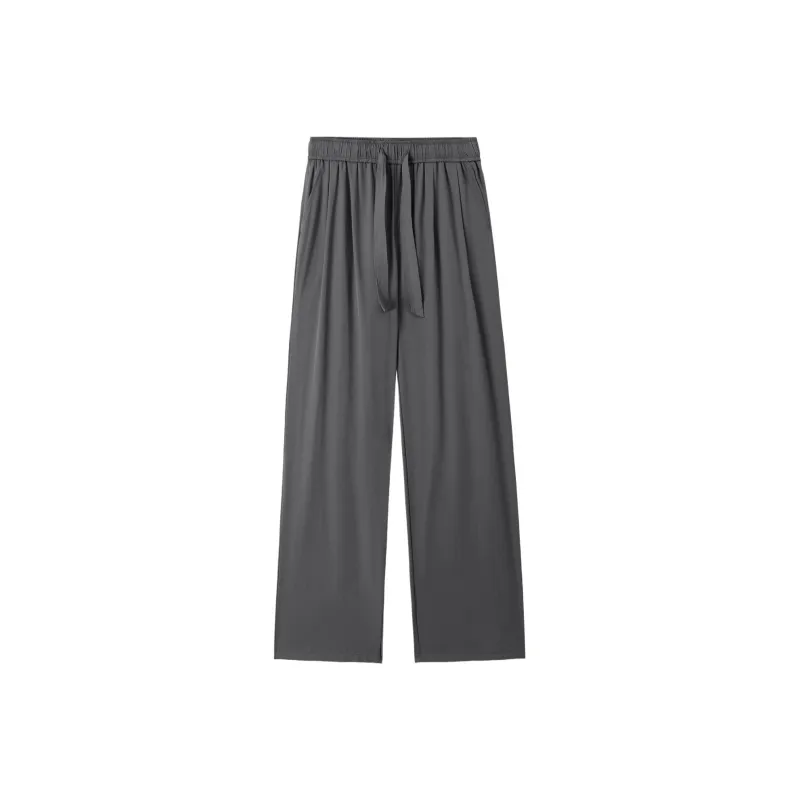 FASTFISH Casual Pants Unisex Black-4