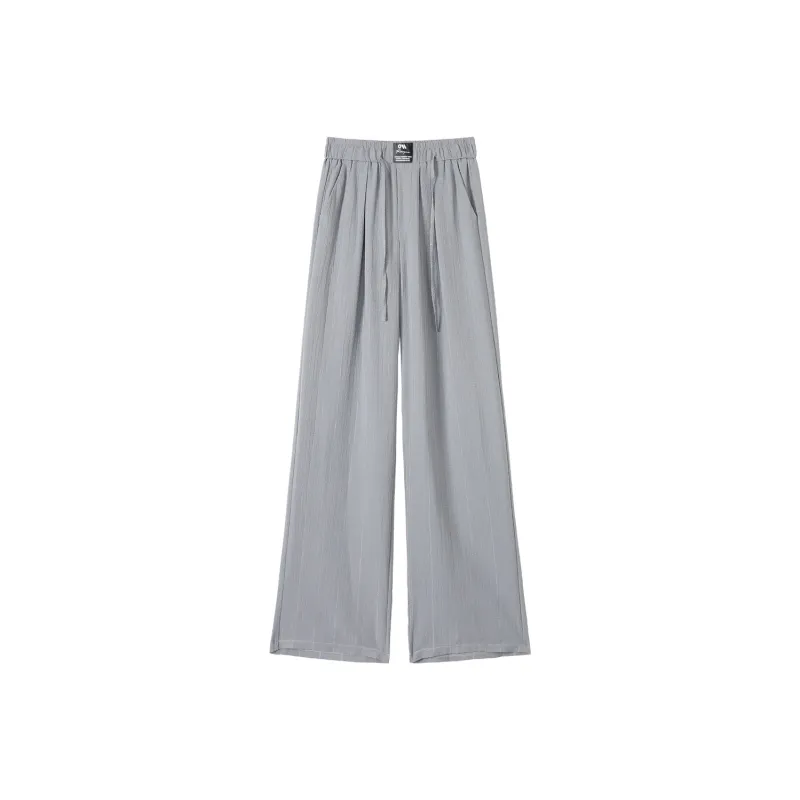 0571 Family Casual Pants Women's Light Gray Blue-0