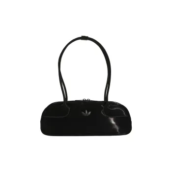 Adidas Originals Matte Velour Polyurethane Baguette Bag Shoulder Bag Regular Women's Black