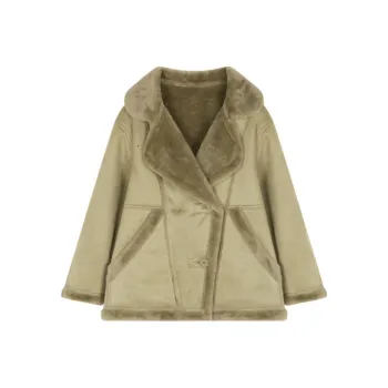 IHIMI Velvet feel Coat Women's Green