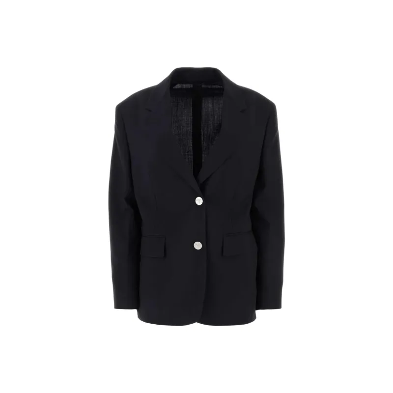 PRADA Single Breasted Tailored Blazer-0
