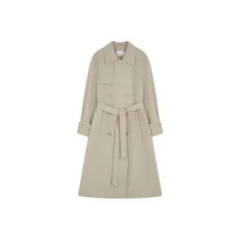 IHIMI Trench Coat Women's Light Grass Green