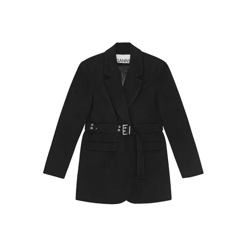 GANNI Belted Blazer-0
