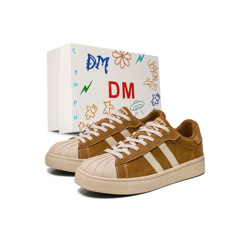 DM Abrasion Resistant Low Top Skateboard Shoes Men's-3