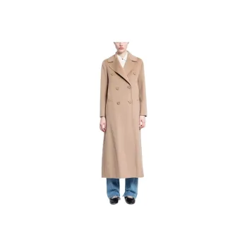 'S MAX MARA Custodi Double Breasted Long Sleeved Coat