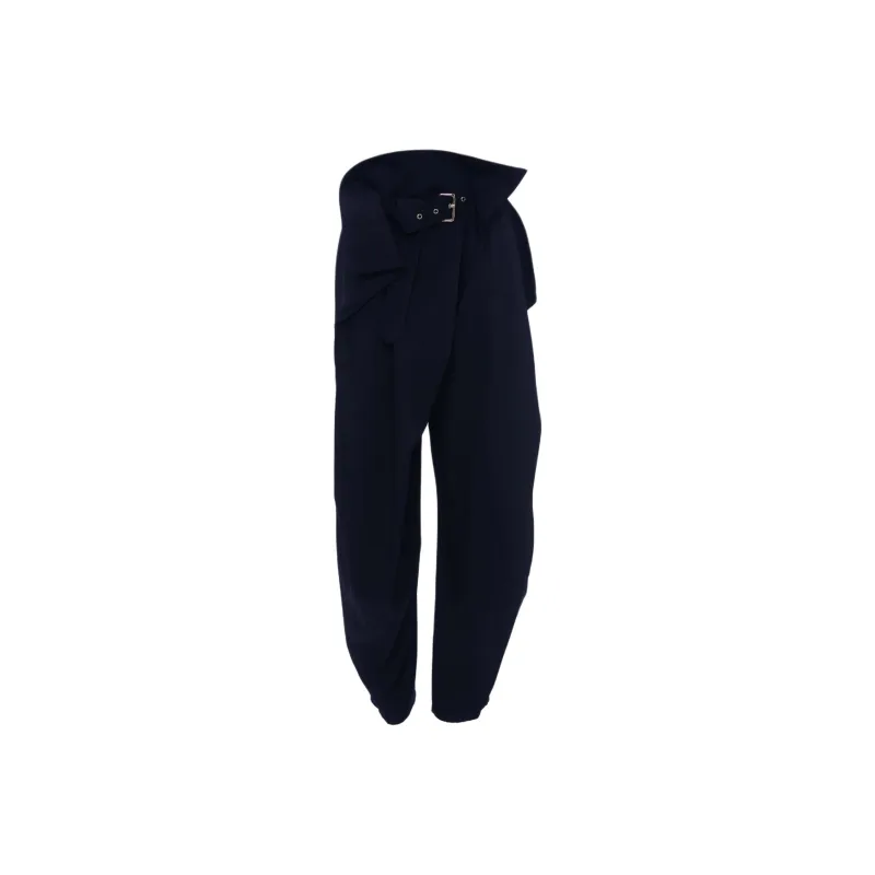 JW Anderson High Waist Fold Over Trousers-0