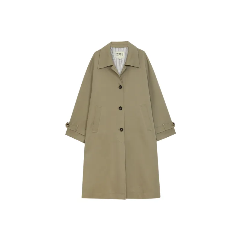 Omont Trench Coat Women's Light Beige-4