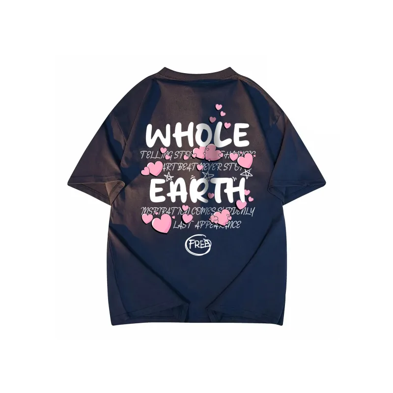 WHOLE EARTH T Shirts Unisex-11