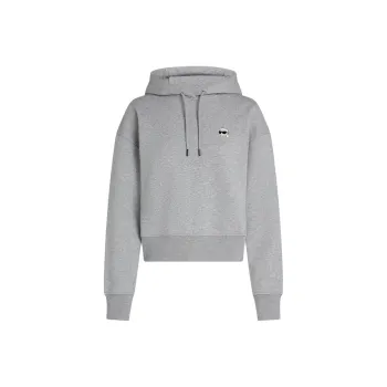 KARL LAGERFELD / Karl Lagerfeld Jeans Ikon patch Cropped Hoodie