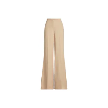 Ralph Lauren Collection SS24 Casual Pants Women's Light Yellow Umber