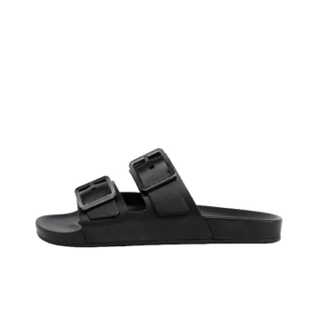 Balenciaga Mallorca Flat Sandals Black Women's
