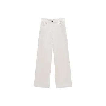 INSUN Casual Pants Women's Ecru