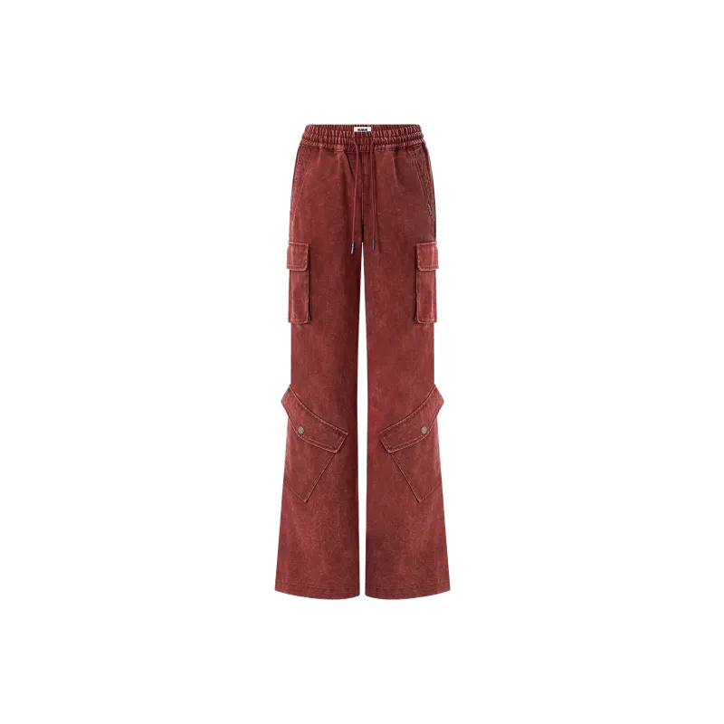 NAWS Casual Pants Women's Bordeaux Red-0