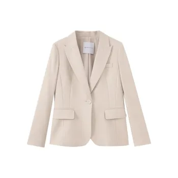 SHUIYUNJIAN Business Suit Women's Beige Apricot