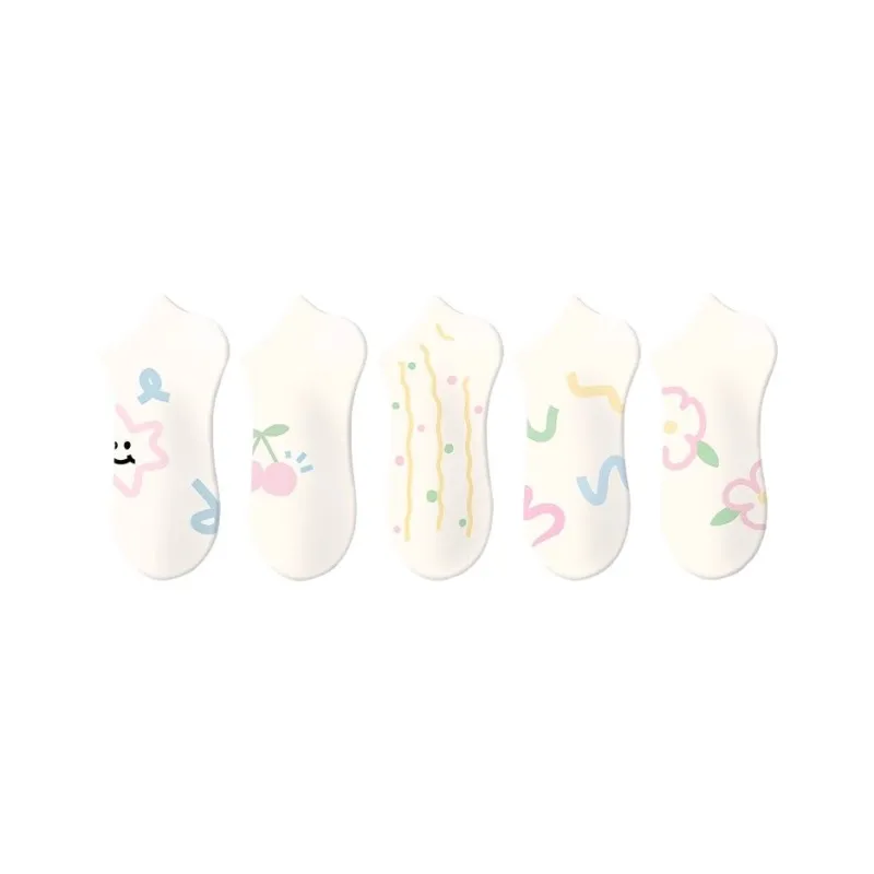 JKN No Show Socks Women's 5 Pack-10