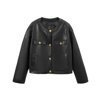 Hotwind Cropped Coat Women's Black