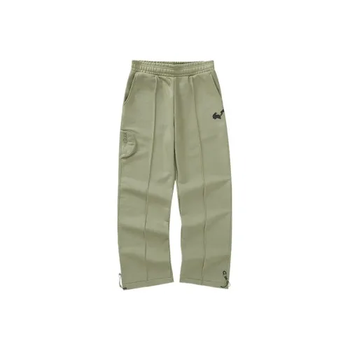 Skechers Pokémon Co branded Series Casual Pants Women's Dark Matcha Green