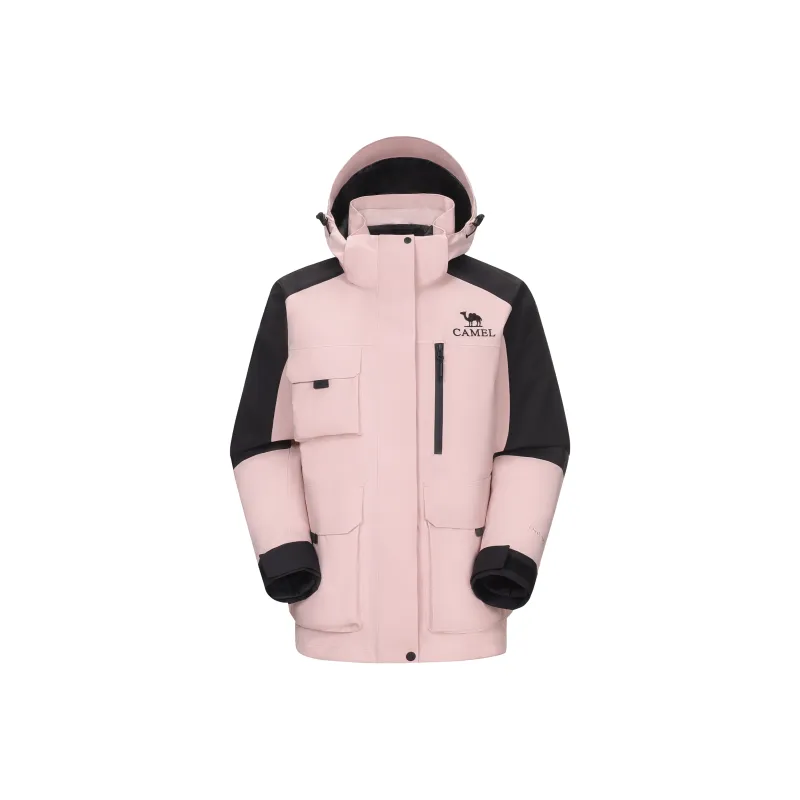 CAMEL All weather Thermal, Waterproof, Water Repellent, Windproof Windbreaker Jacket Women's Warm White-3