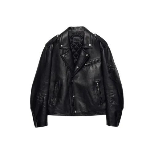 PRADA Leather Biker Jacket