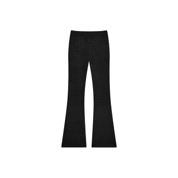 Givenchy Monogrammed Elastic Waistband Trousers