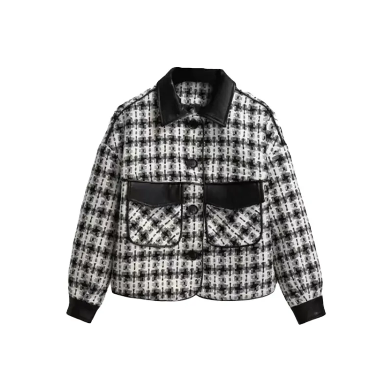 SECFLY OFFICIAL Cropped Coats Women's-2