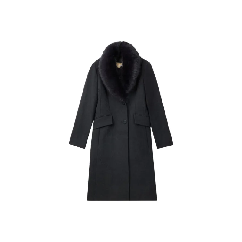 MICHAEL KORS FW24 Coats Women's Charcoal Gray-0