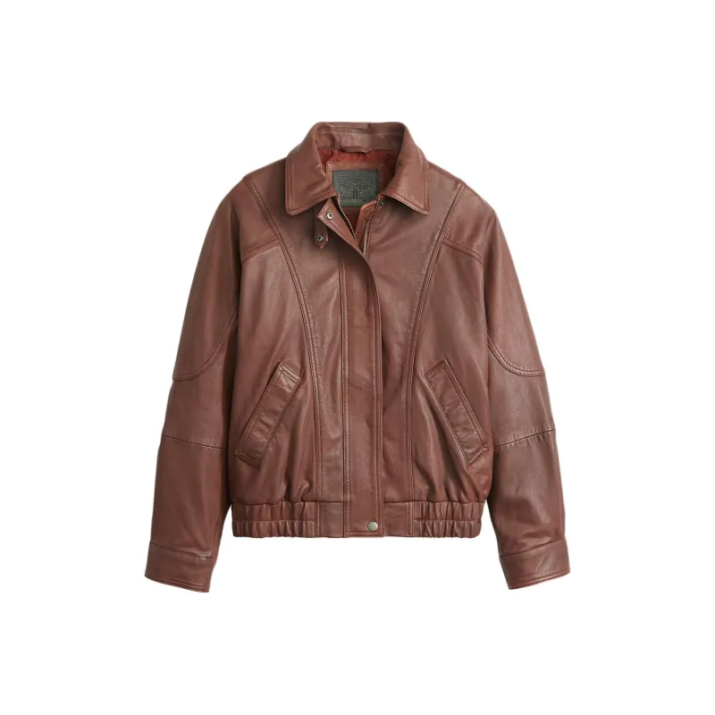 Levi’s Leather Jacket Women's Dark Brown-0